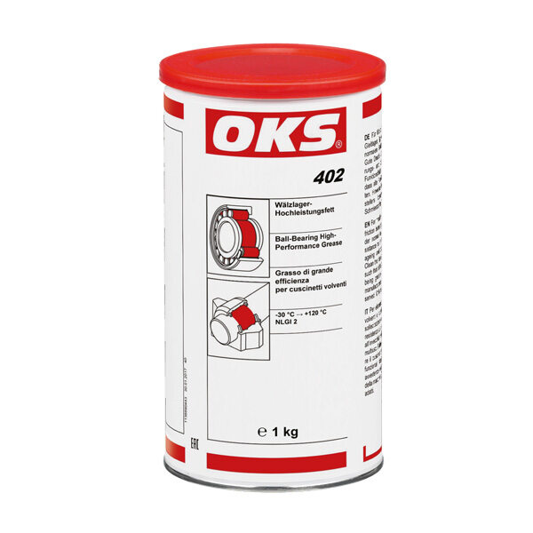 OKS 402适用于对普通负荷下及各种适合脂润滑有着普通滑动速度的滑动轴承和滚动轴承及旋转轴承、花键轴、半轴车桥和各种形式的滑动面进行润滑